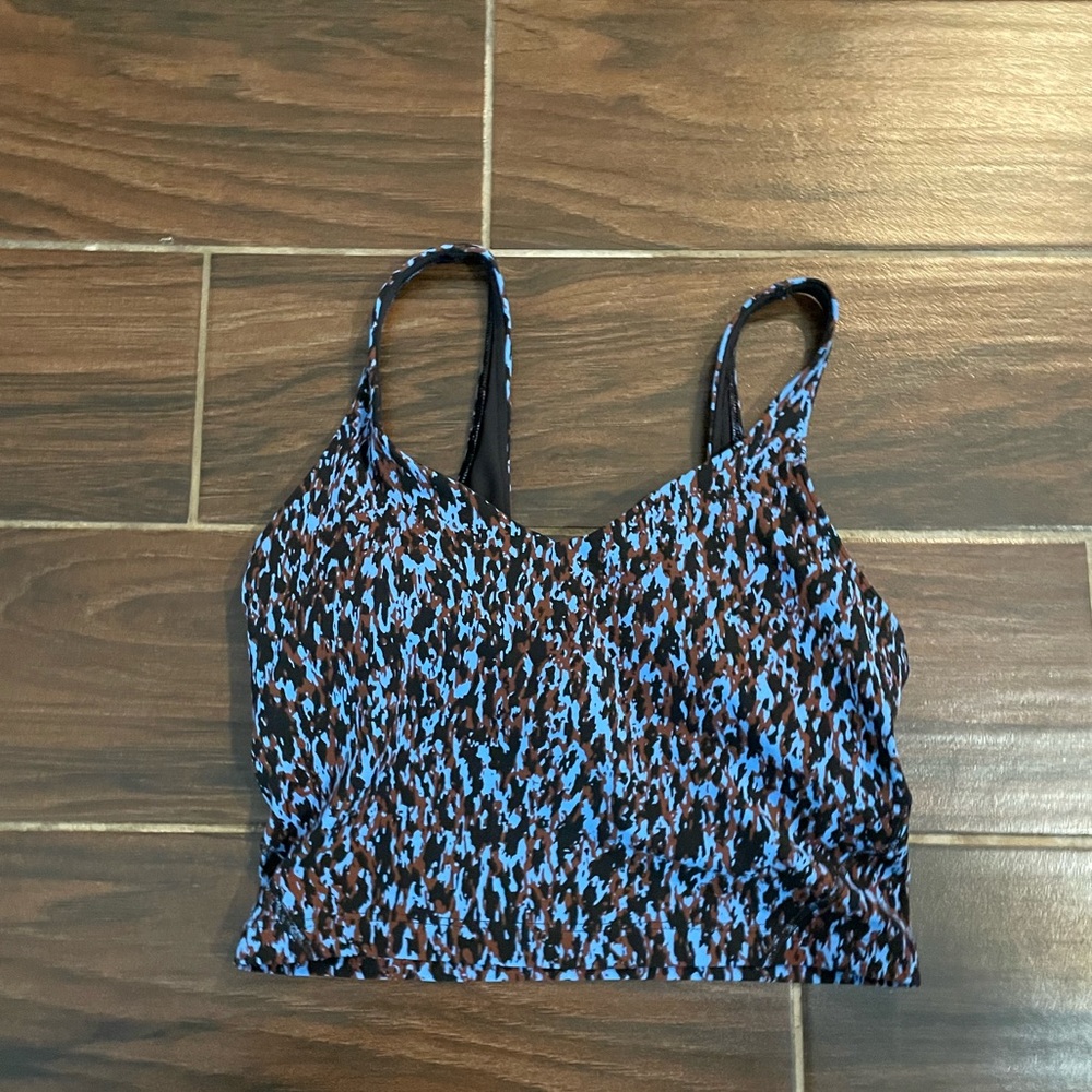 Lululemon Align Tank - Leopard Camo Blue Nile - 6